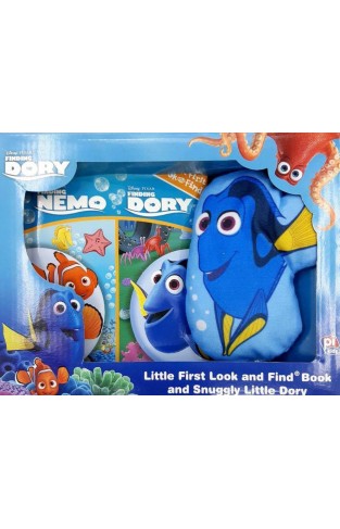 LITTLE FIRST LOOK AND FIND BOOK AND SNUGGLY LITTLE DORY